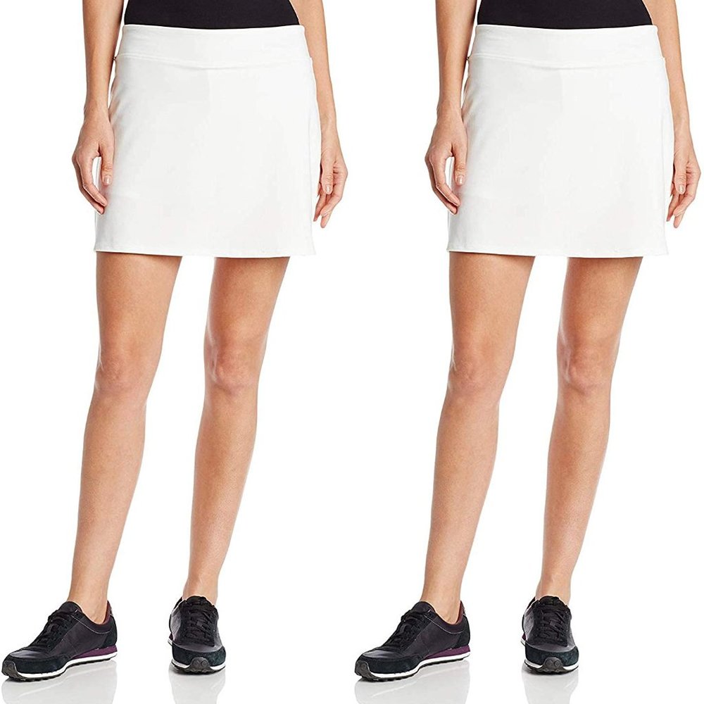 Colorado Clothing 2 Pack White Stretch Skorts